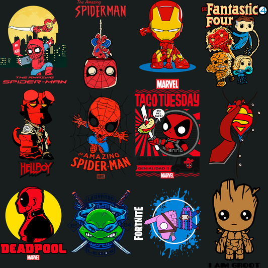 Pack de superhéroes para niños 4