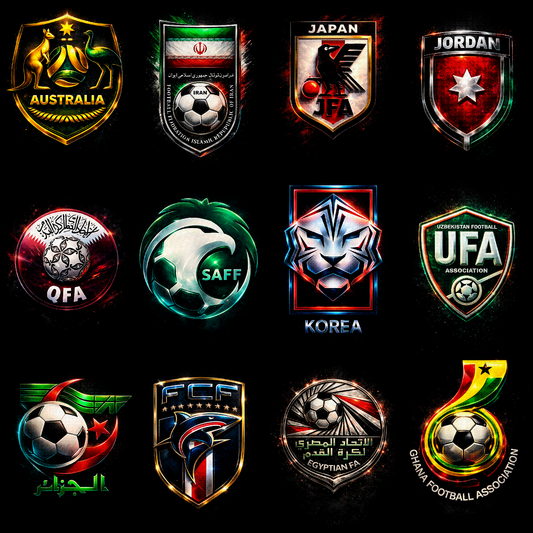 Pack de demi-teintes Coupe du Monde 2026 (Plus de 360 motifs)