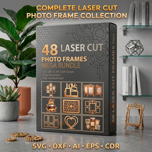 12,000+ Ultimate Laser Cut Designs Mega Bundle (+ 5,000 FREE Bonus!)