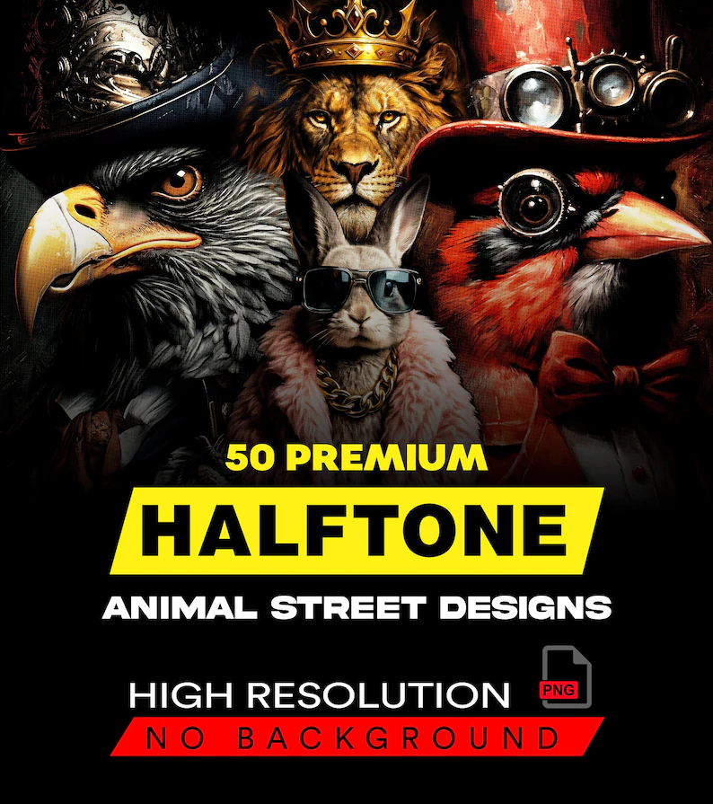 Pack Super Halftone V2 de plus de 900 images