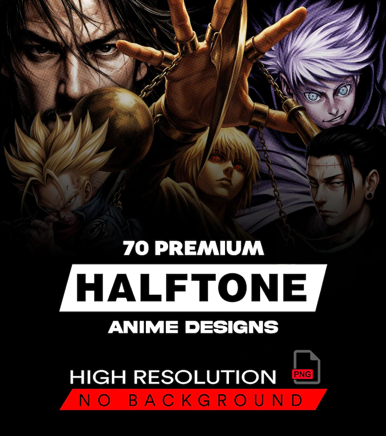 Pack Super Halftone V2 de plus de 900 images
