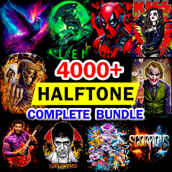 Pacote MEGA de Meios-tons com mais de 4000 imagens