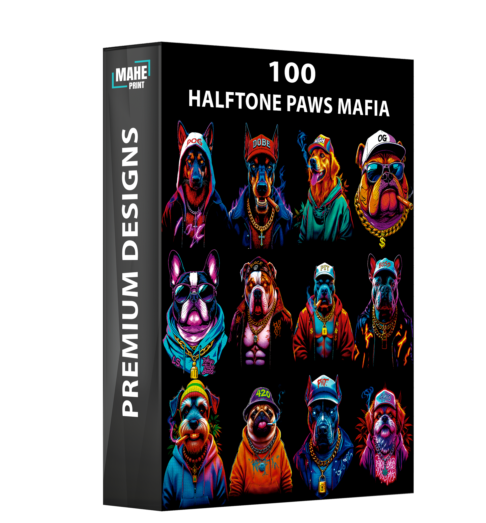 Halftone Paws Mafia