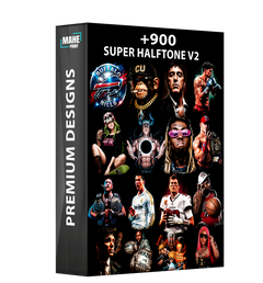 Pack Super Halftone V2 de plus de 900 images