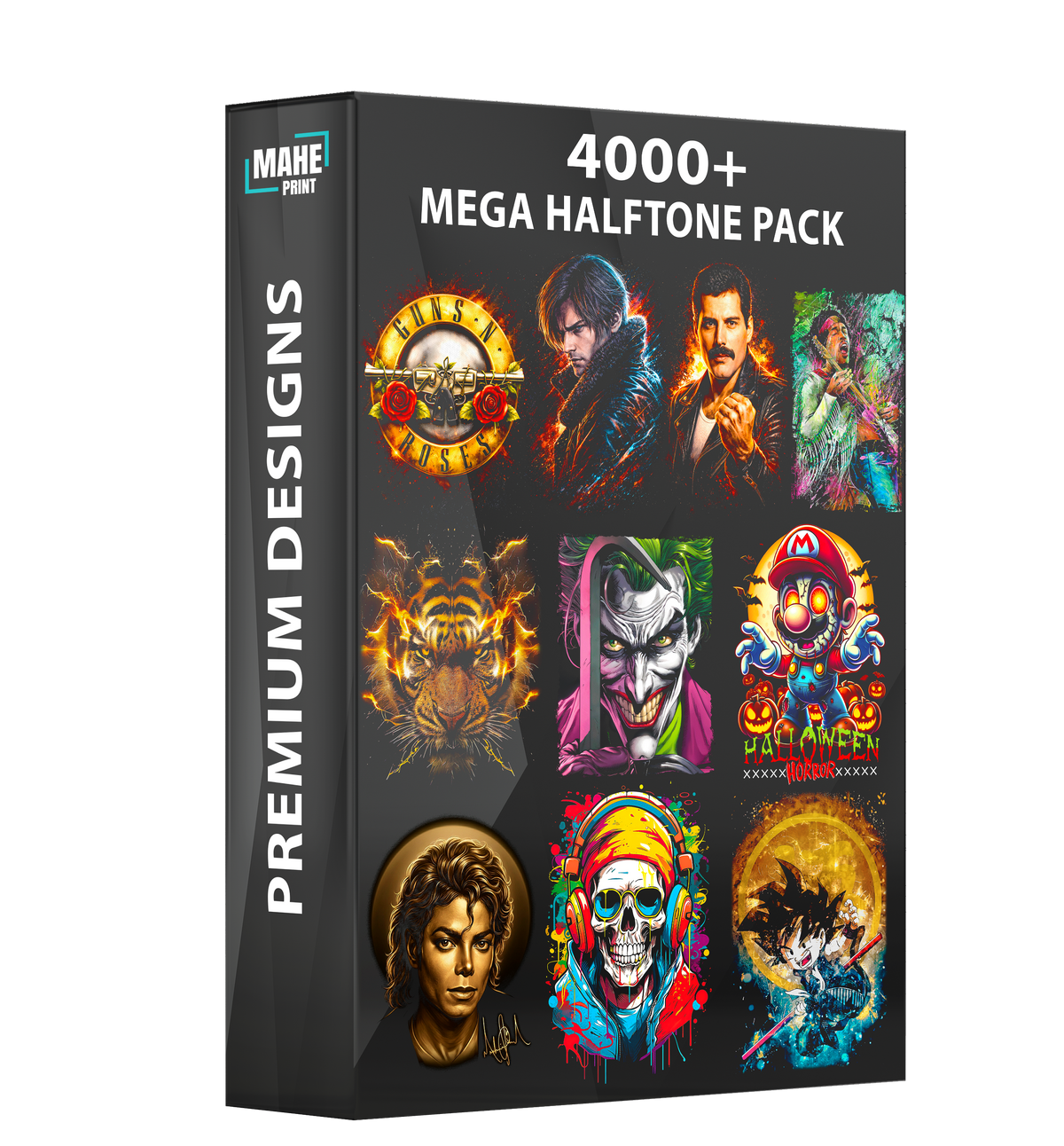 MEGA Halftone Universe: 4000+ Assets for Rock, Anime, Movies & Comic ...