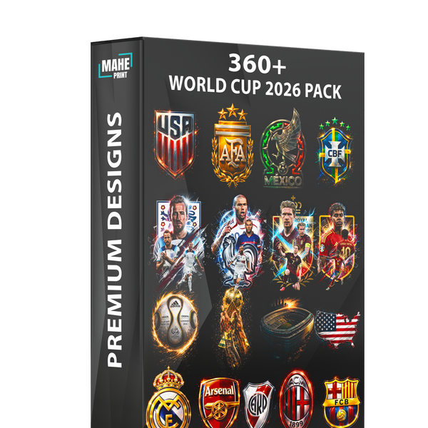 Pacchetto mezzitoni Coppa del Mondo 2026 (oltre 360 design)