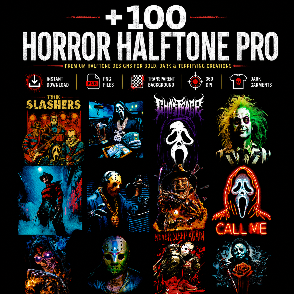 Horror Halftone Pro