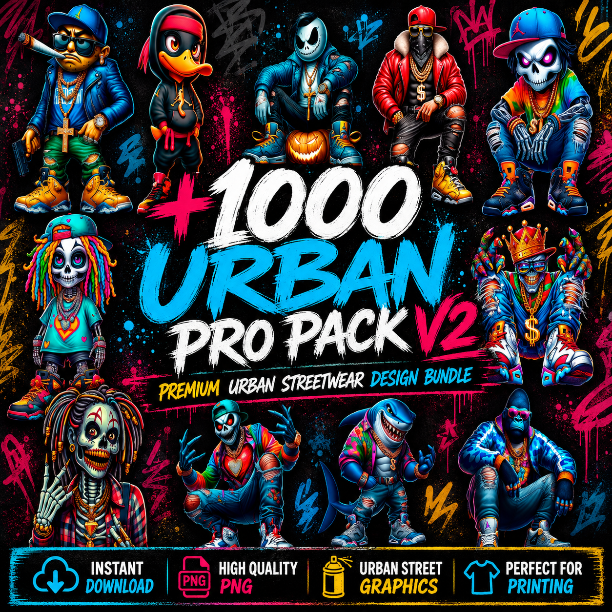 Urban Pro Pack V2 – Más de 1000 diseños premium