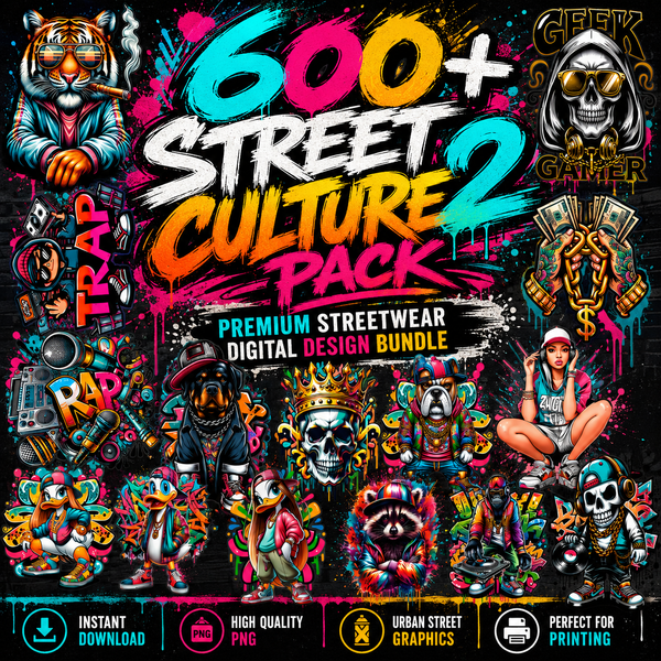 Street Culture V2 - 600 design unici