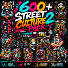 Street Culture V2 - 600 design unici