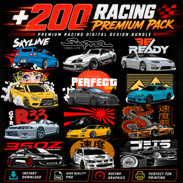 Pack Course Premium : Plus de 300 designs de voitures exclusifs en haute résolution