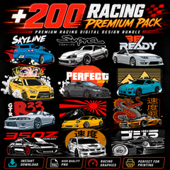 Pack Course Premium : Plus de 300 designs de voitures exclusifs en haute résolution