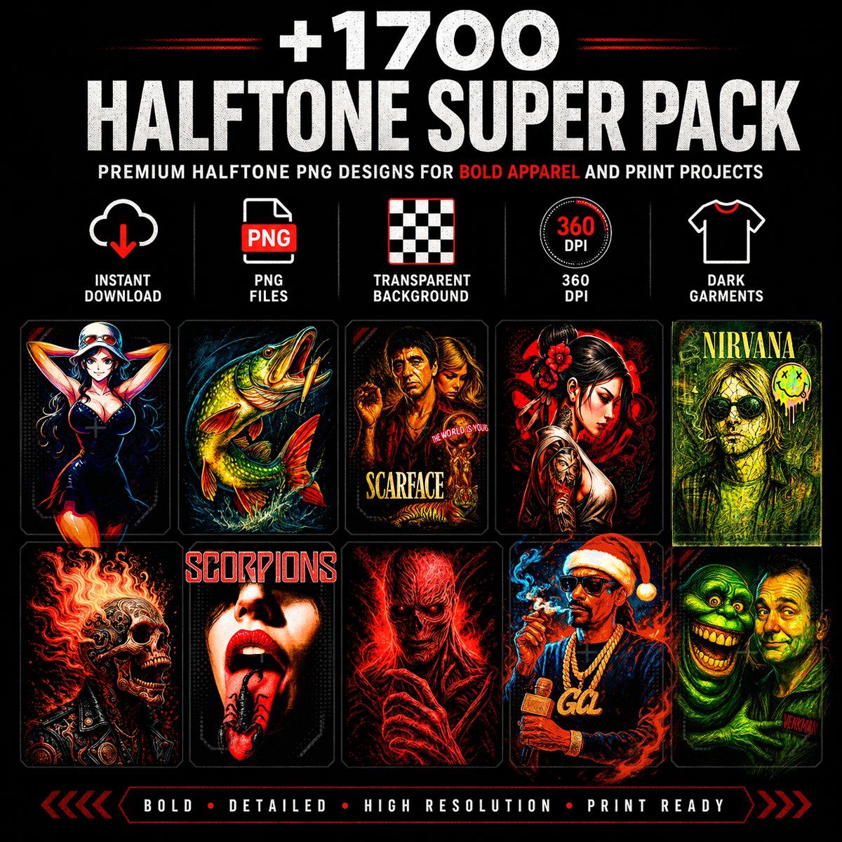 Halftone Super +1700