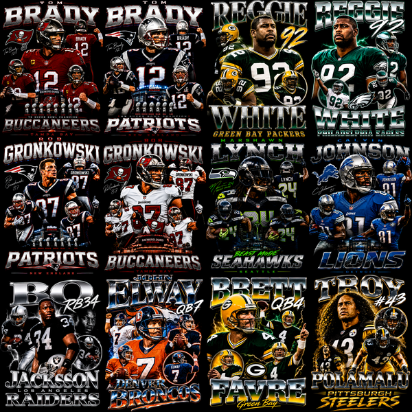 American Football Icons Pro – 74 Halftone Designs