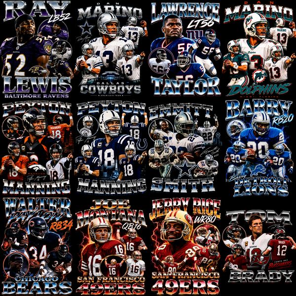 American Football Icons Pro – 74 Halftone Designs