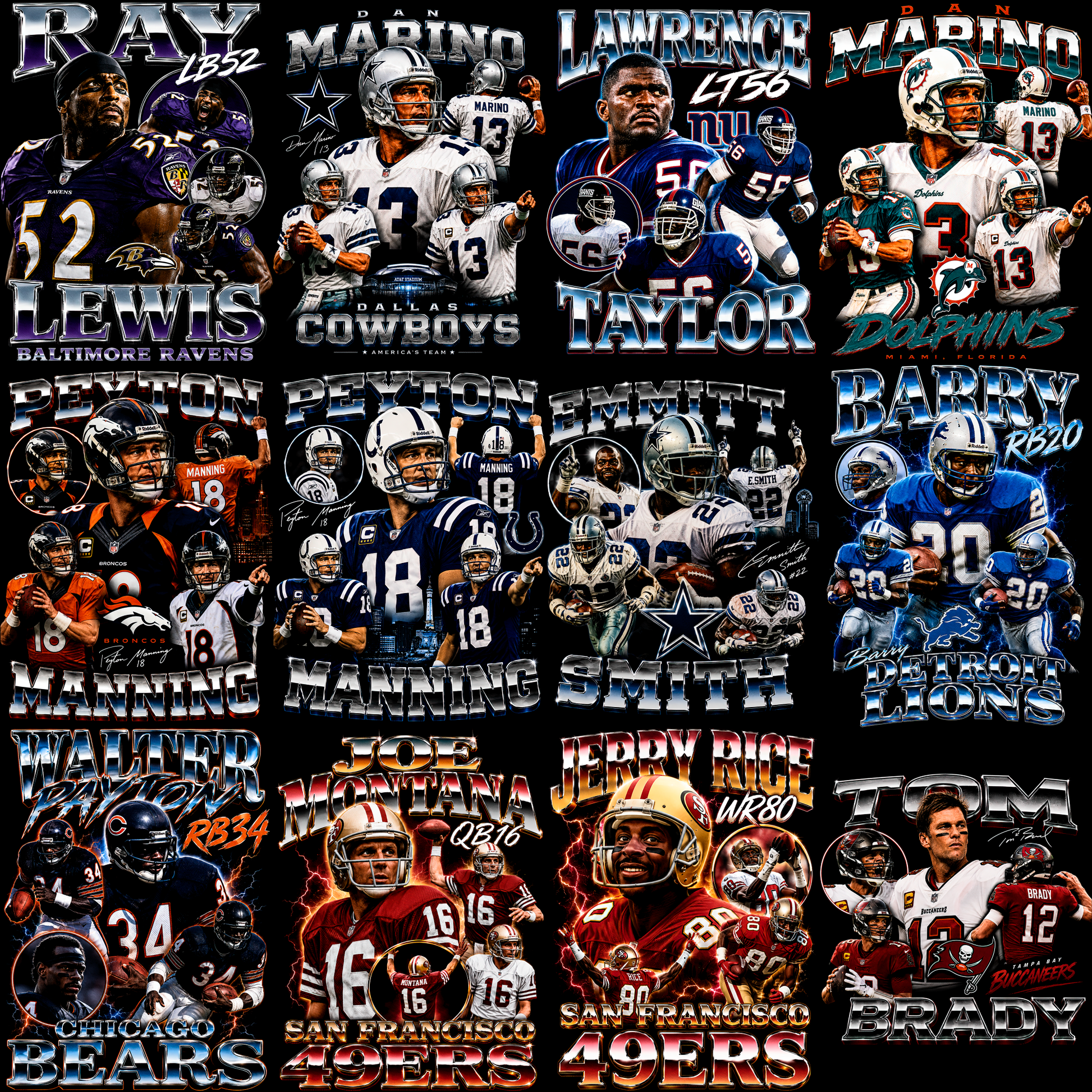 American Football Icons Pro – 74 Halftone Designs