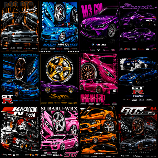 JDM V3 – 160 Halbton-Designs