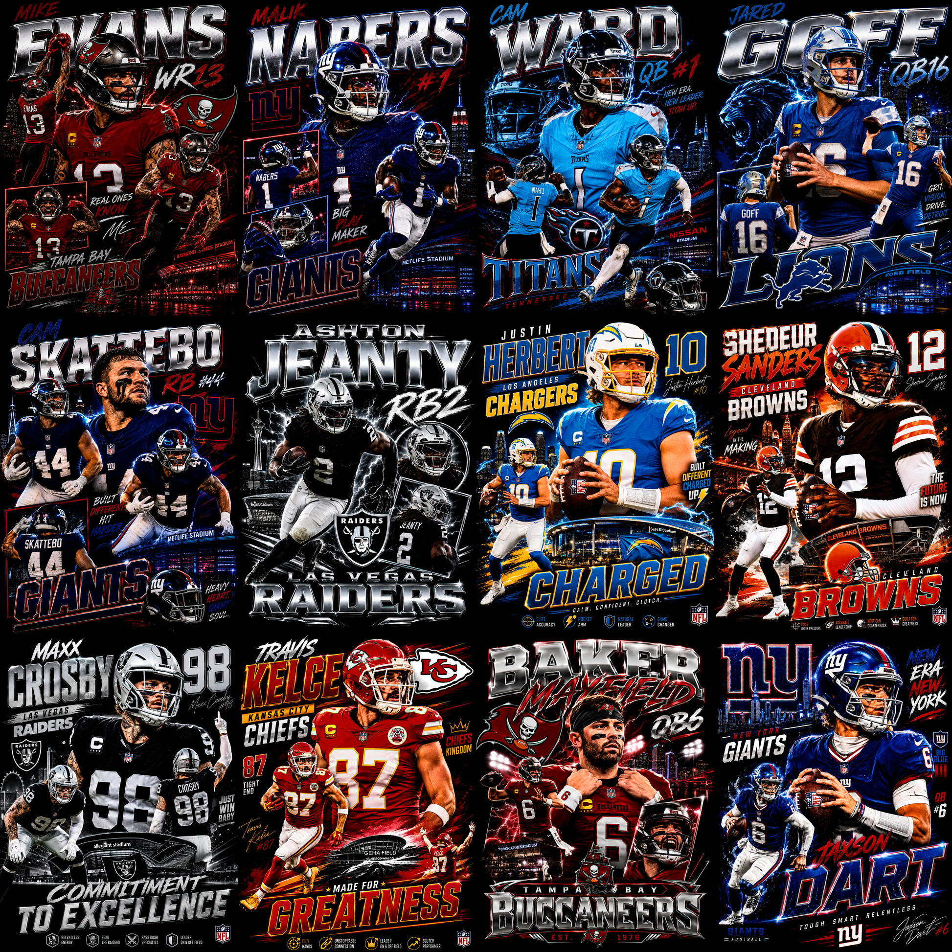 American Football Icons Pro – 74 Halftone Designs