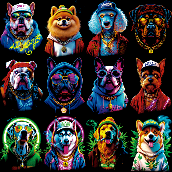 Halftone Paws Mafia