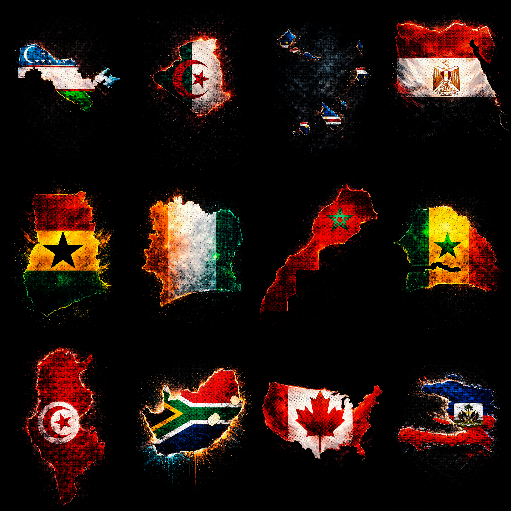 Pacchetto mezzitoni Coppa del Mondo 2026 (oltre 360 design)