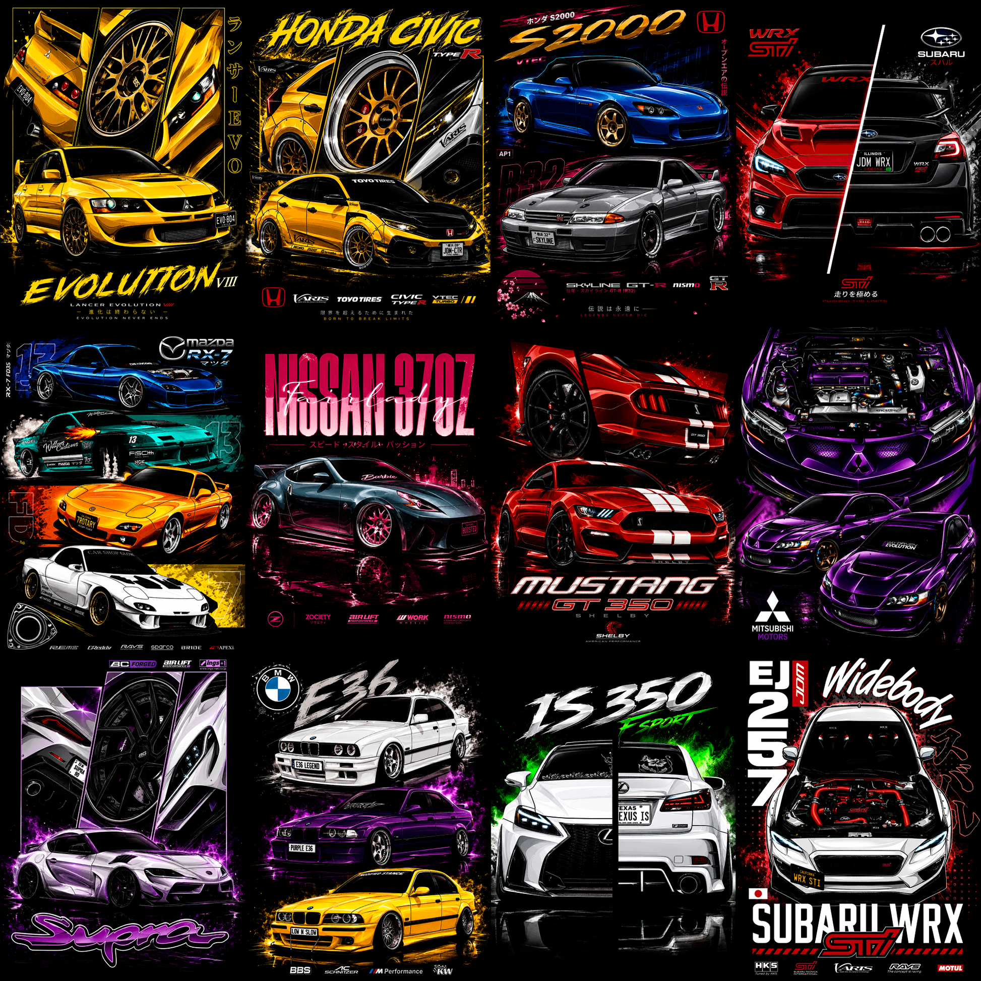 JDM V3 – 160 Halbton-Designs