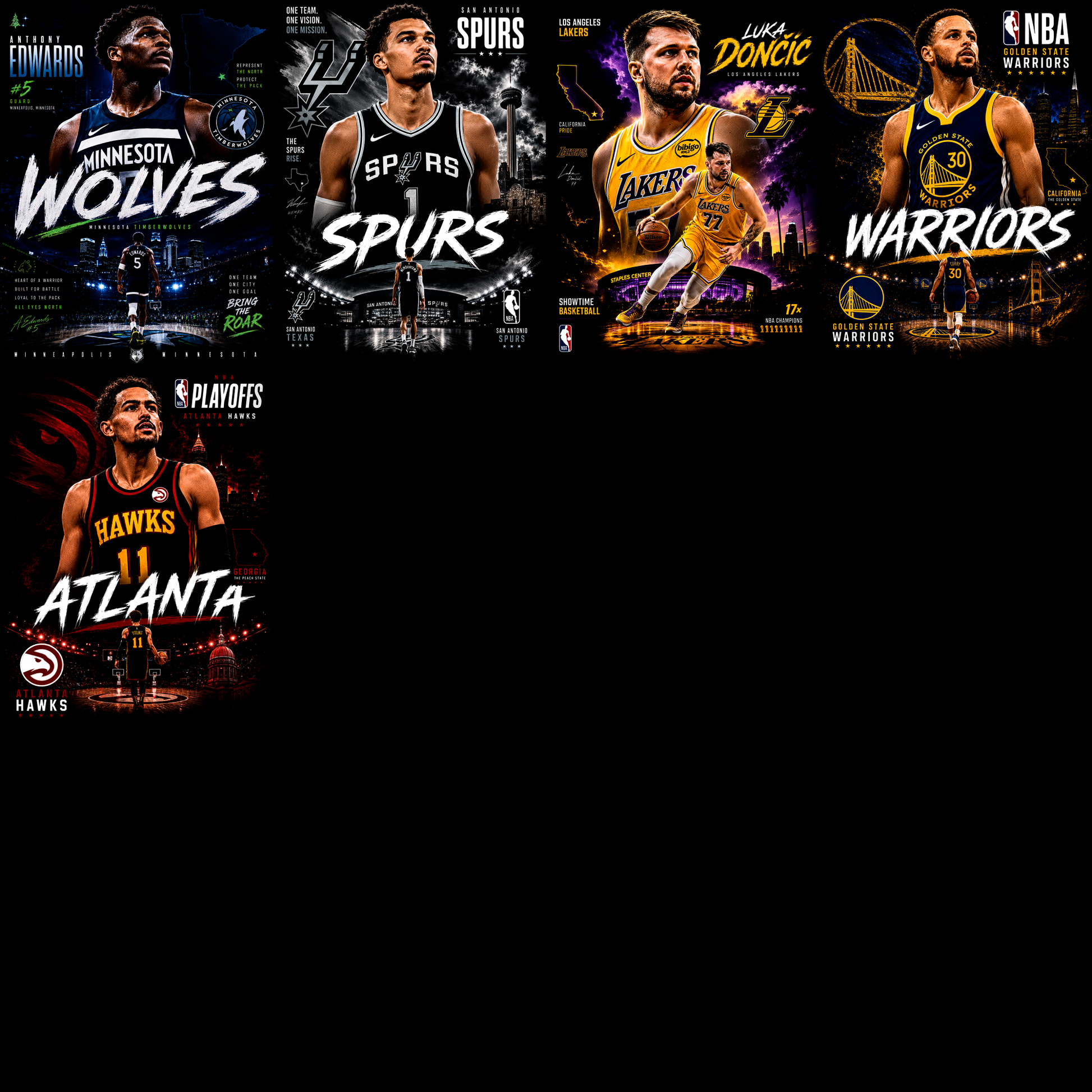 Court Icons Halftone Pro – 77 Basketball Stars & Legends Designs