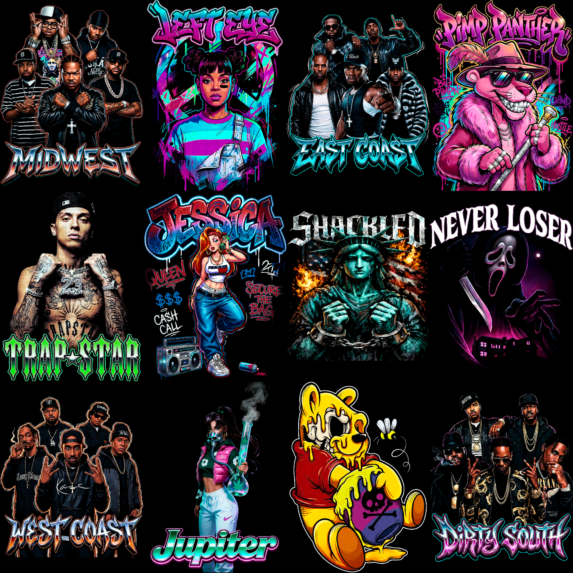 L'engouement pour les demi-teintes : La collection urbaine de plus de 100 personnes