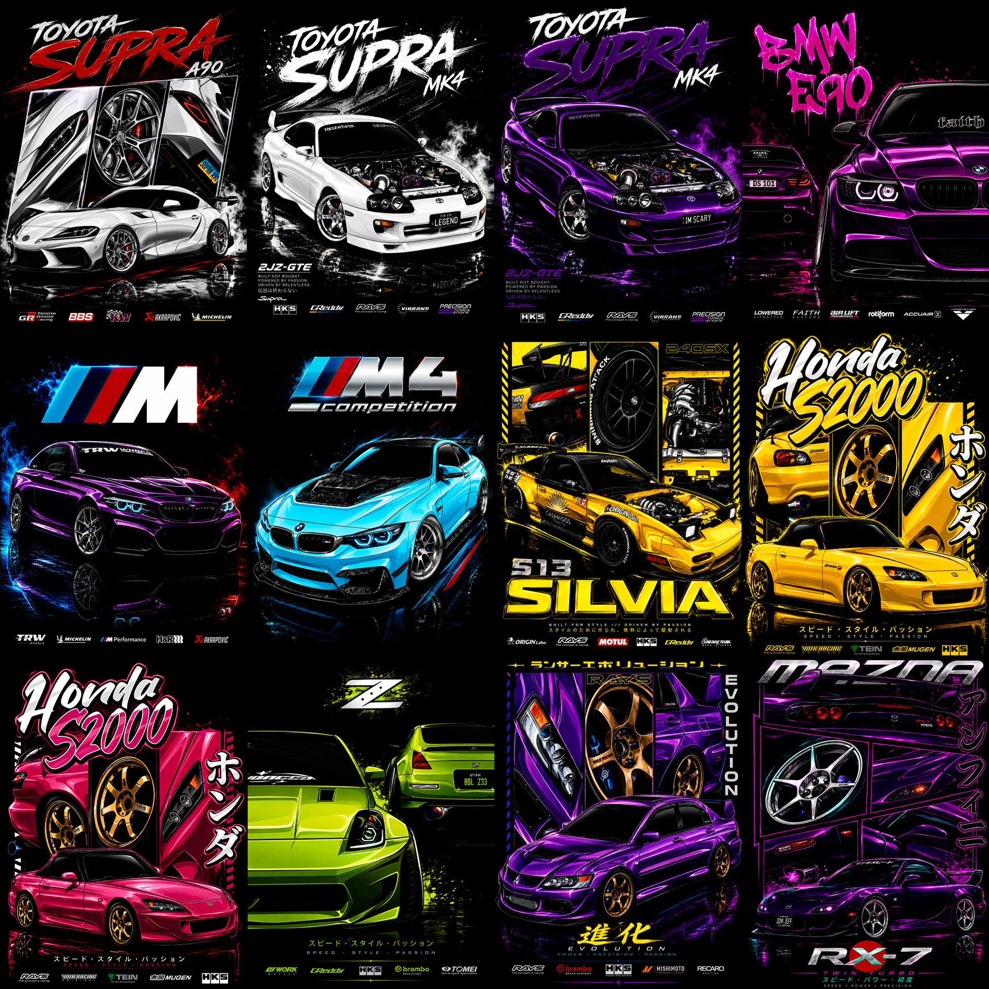 JDM V3 – 160 Halbton-Designs