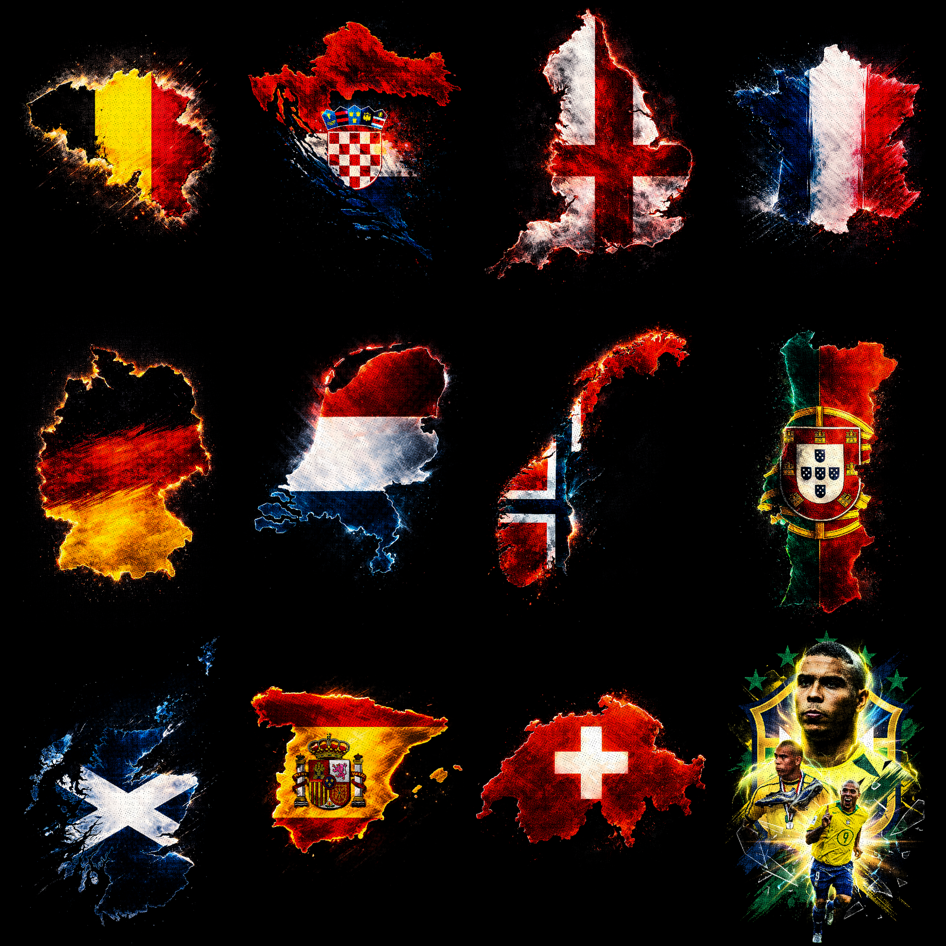 Pacchetto mezzitoni Coppa del Mondo 2026 (oltre 360 design)