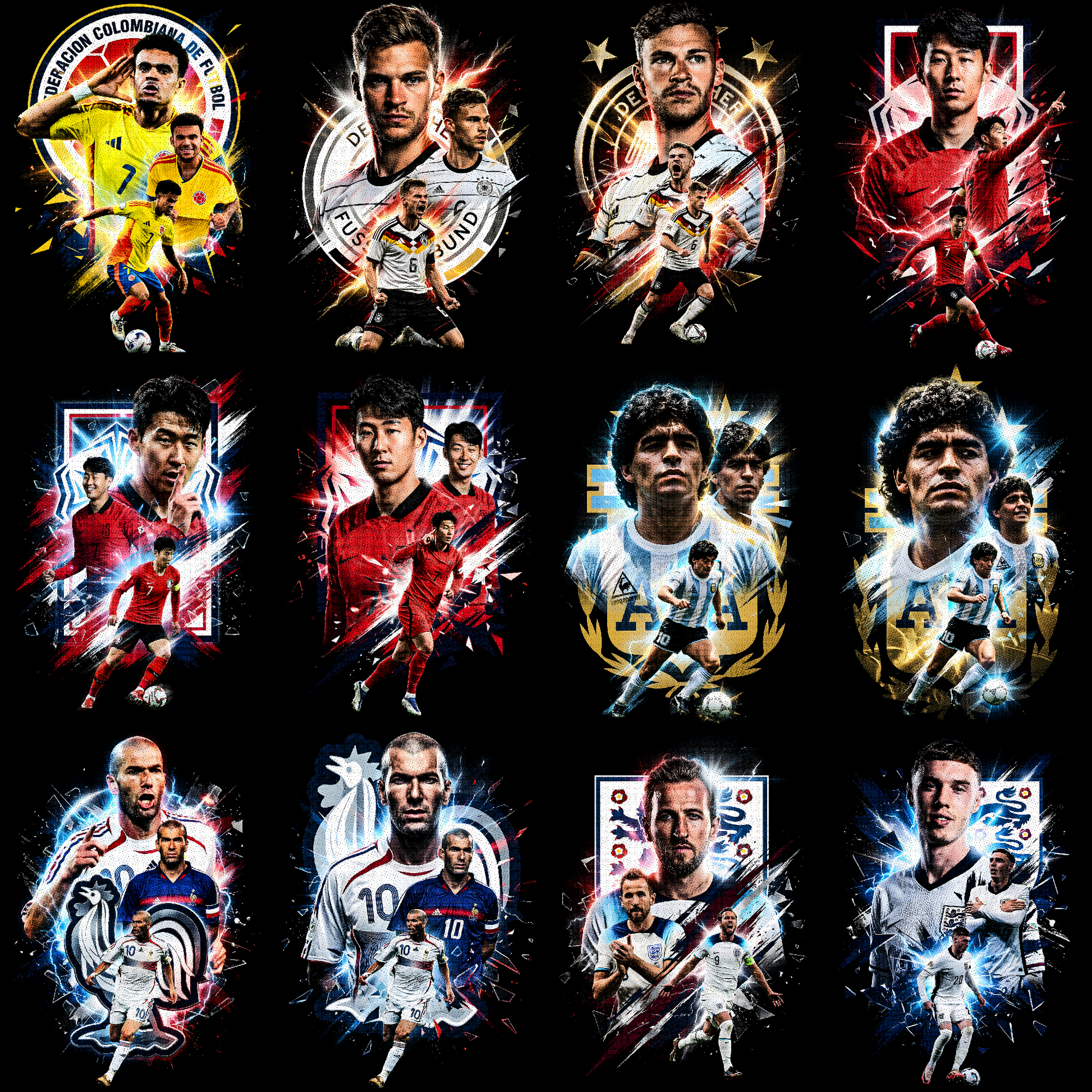 Pacchetto mezzitoni Coppa del Mondo 2026 (oltre 360 design)