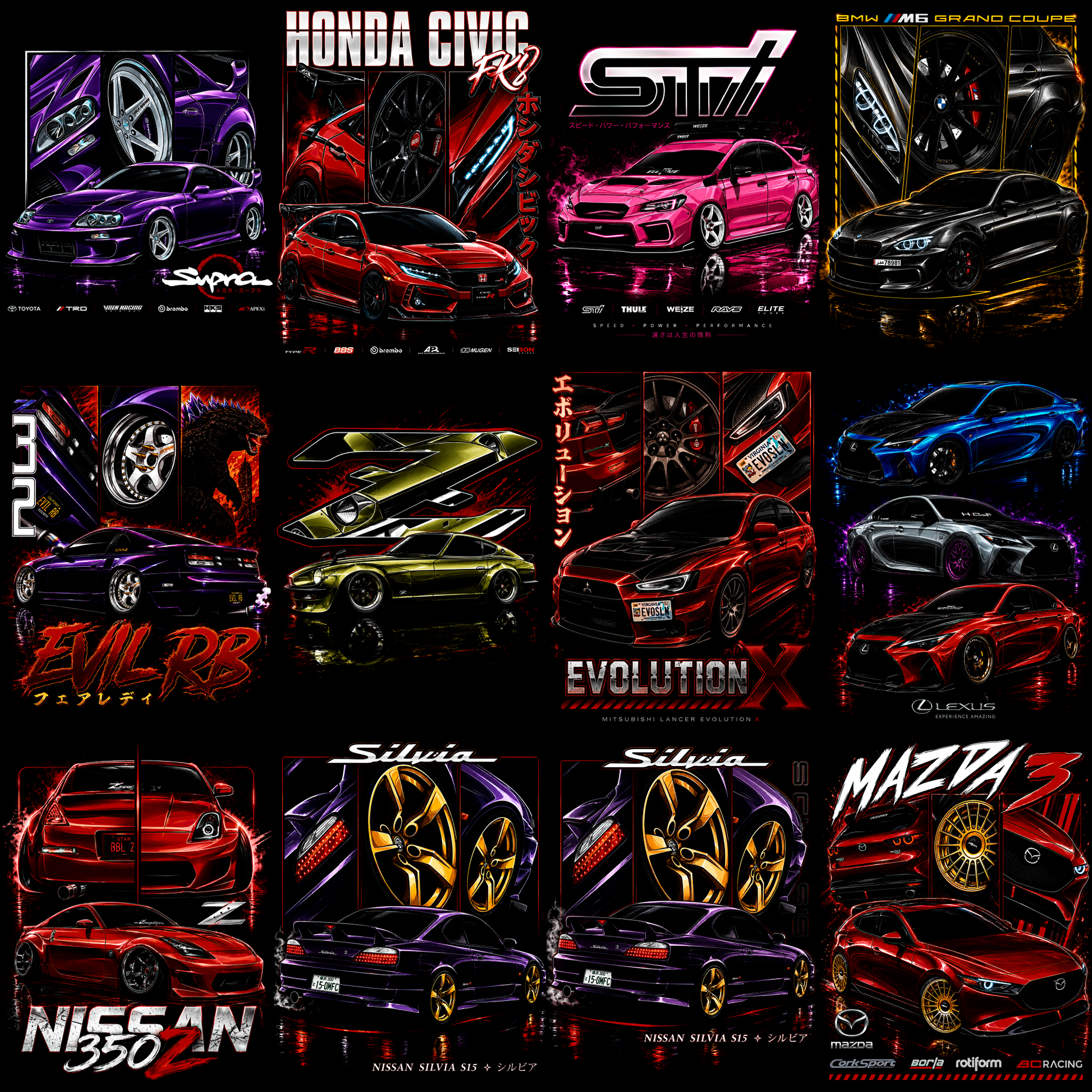 JDM V3 – 160 Halbton-Designs
