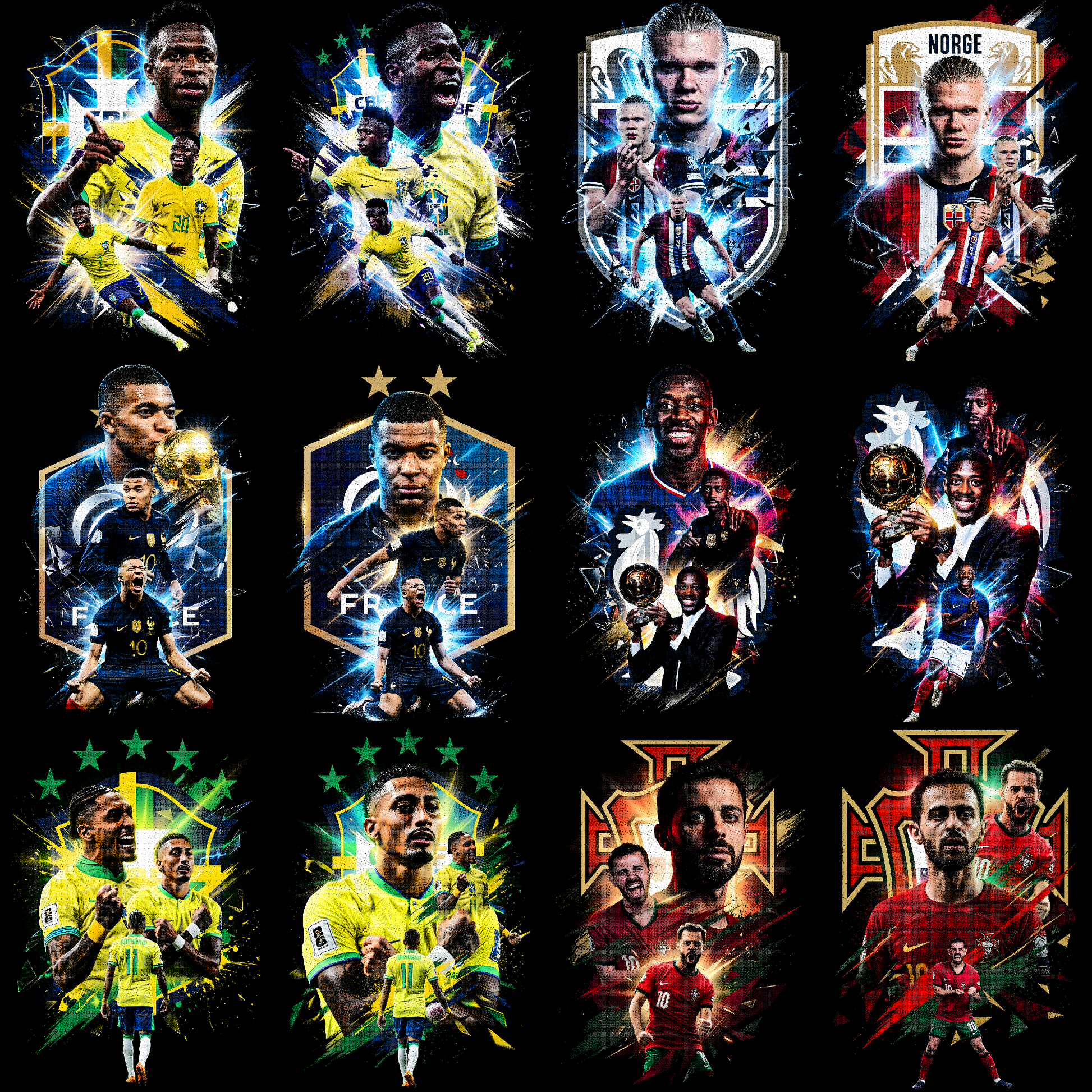 Pacchetto mezzitoni Coppa del Mondo 2026 (oltre 360 design)