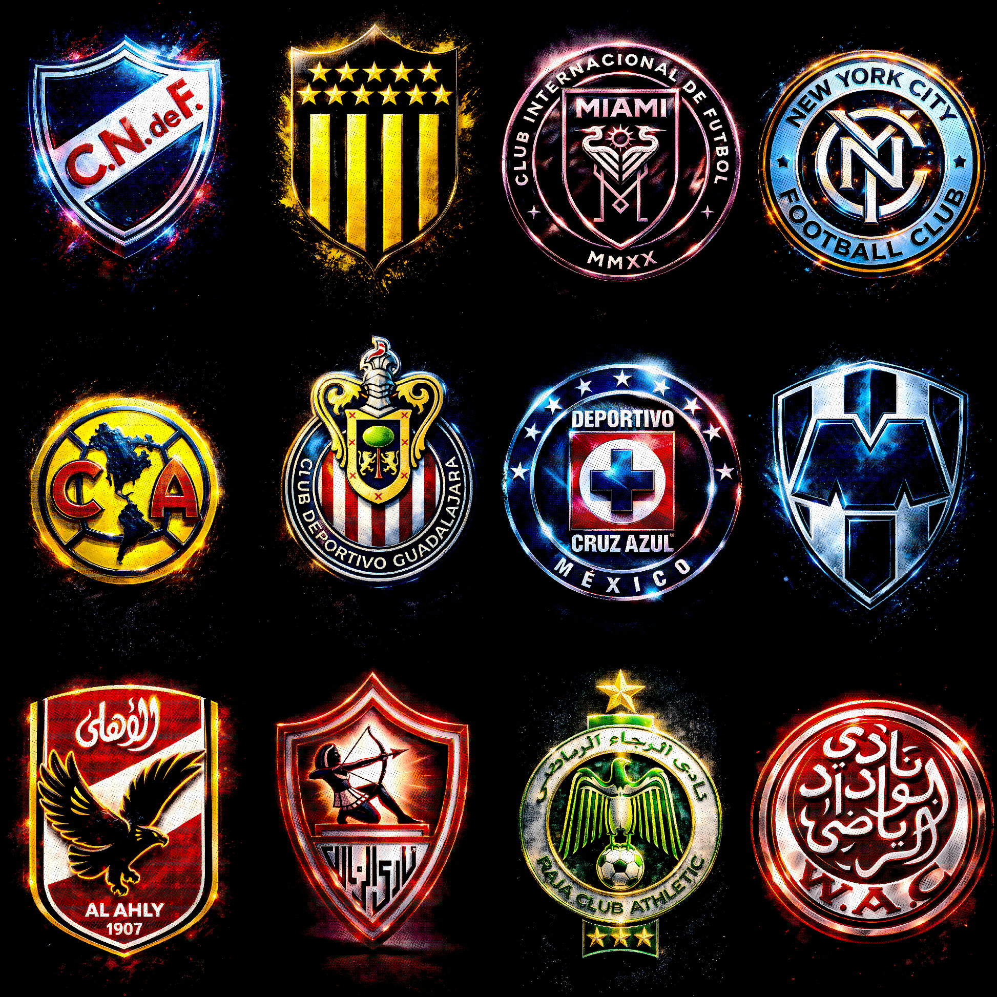 Pacchetto mezzitoni Coppa del Mondo 2026 (oltre 360 design)