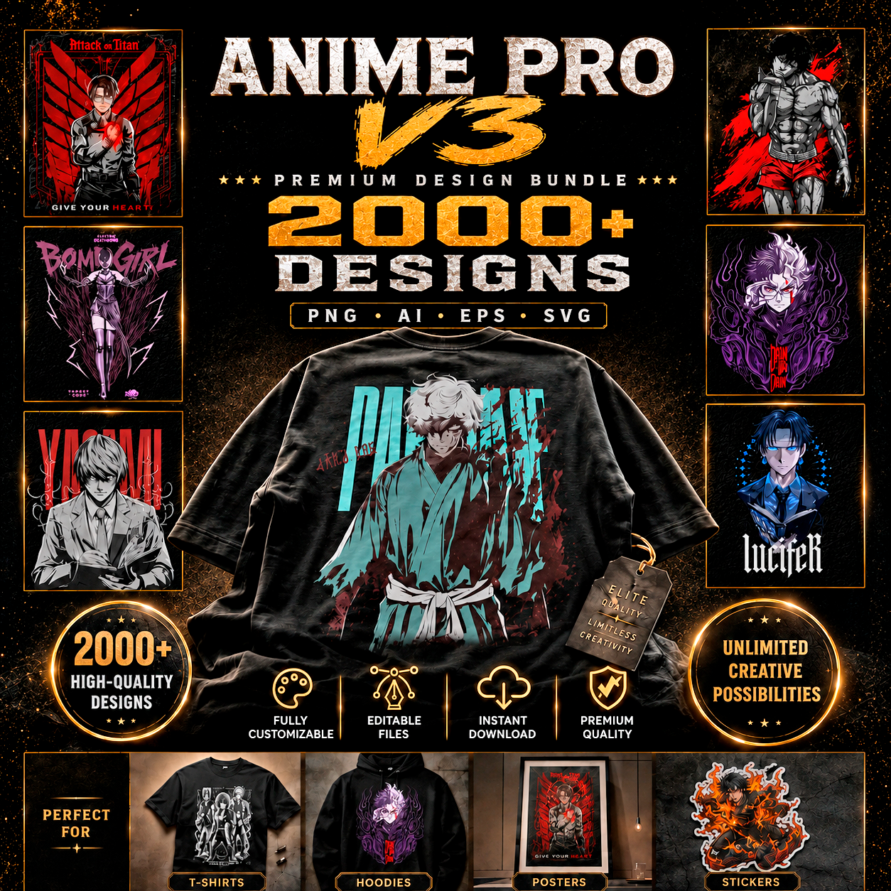 Anime Pro V3–Pack de conception d'anime premium