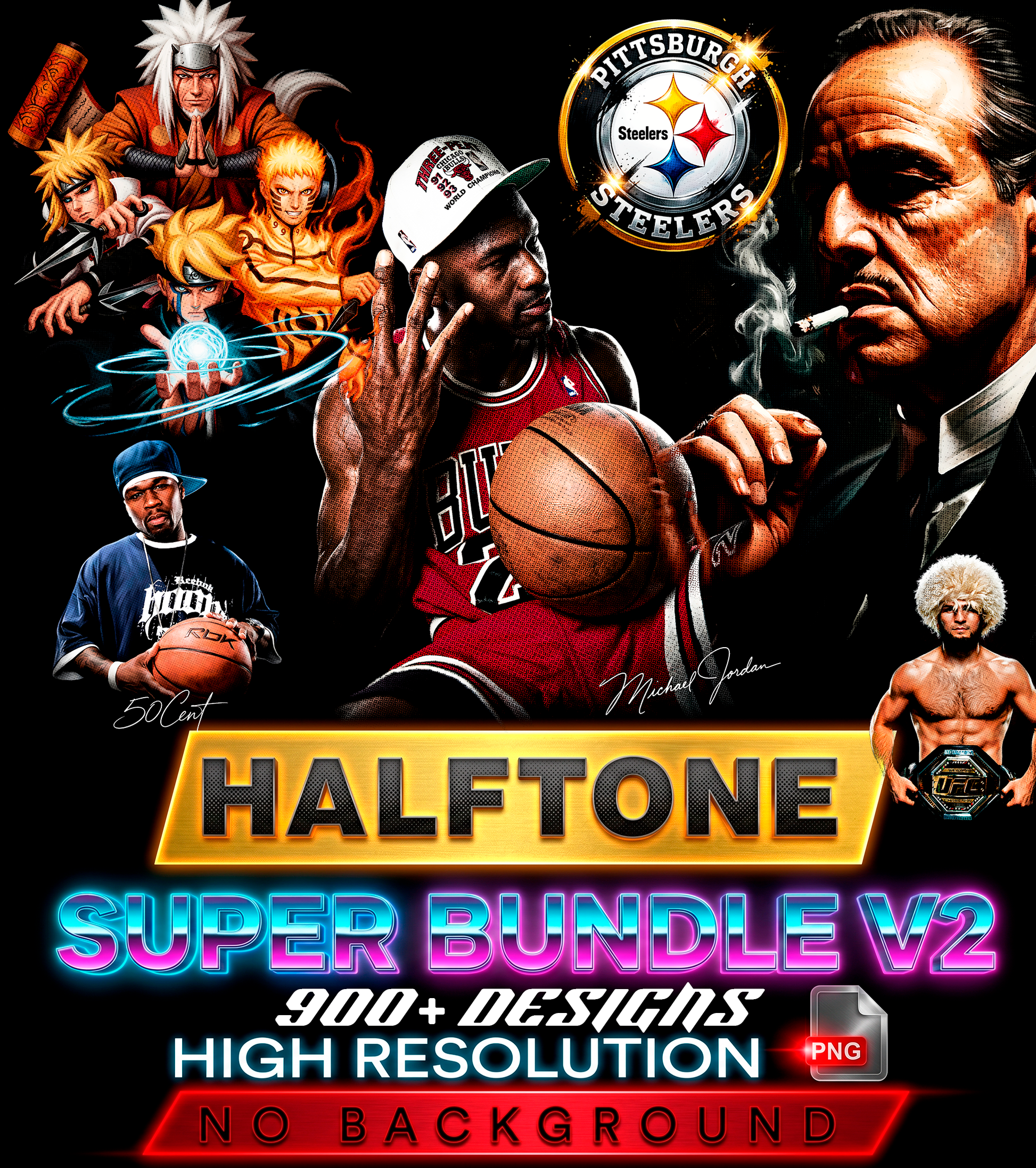 Super Halftone V2 Pack com mais de 900 imagens