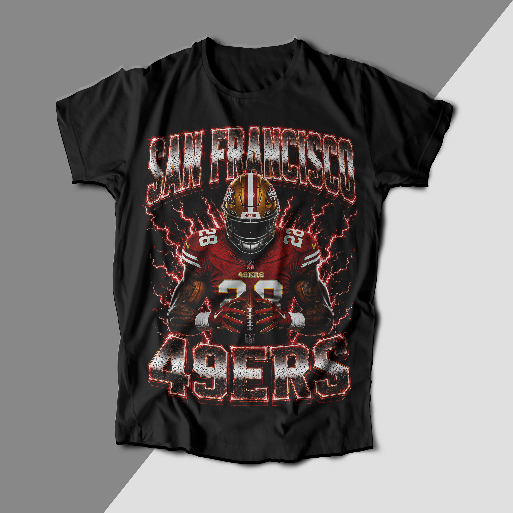 NFL PRO – 96 Halbton-Football-Designs für dunkle Shirts